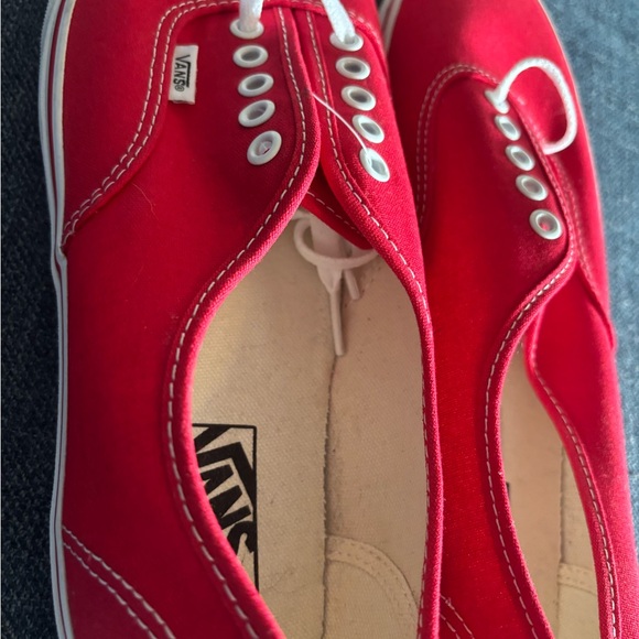 Vans Authentic Icon Men’s Red Canvas Shoes size 10.5M/12W BRAND NEW IN BOX - Picture 5 of 13